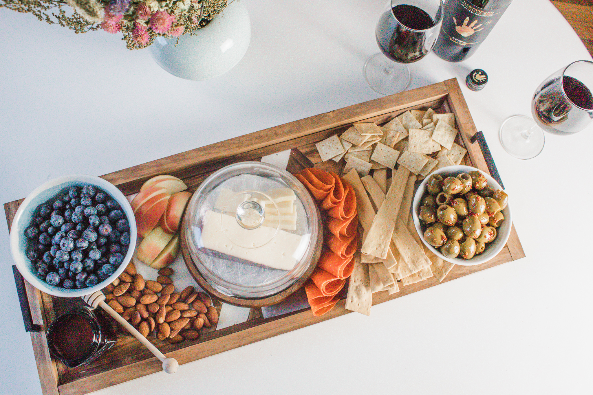 Cheese board full spread